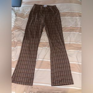 plaid urban outfitter pants